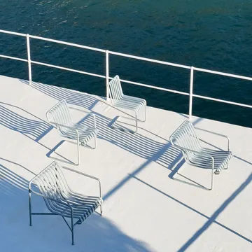 Palissade Cantilever Dining käsinojatuoli - Kuumagalvanoitu teräs - HAY