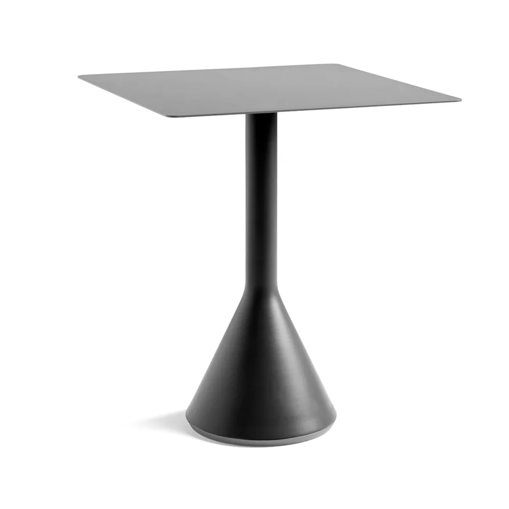 HAY Palissade Cone neliskulmainen kahvilapöytä 65x65 cm Anthracite