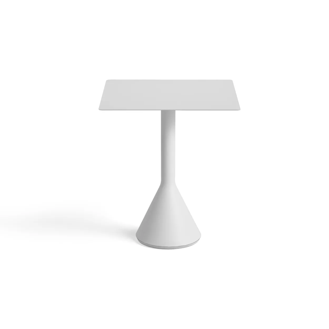 HAY Palissade Cone neliskulmainen kahvilapöytä 65x65 cm Sky grey