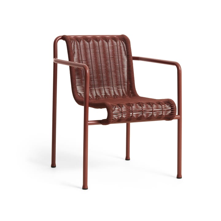 Palissade Cord Dining käsinojatuoli - Iron red - HAY