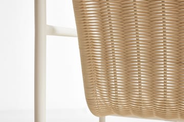 Palissade Cord Low lepotuoli - Cream white - HAY