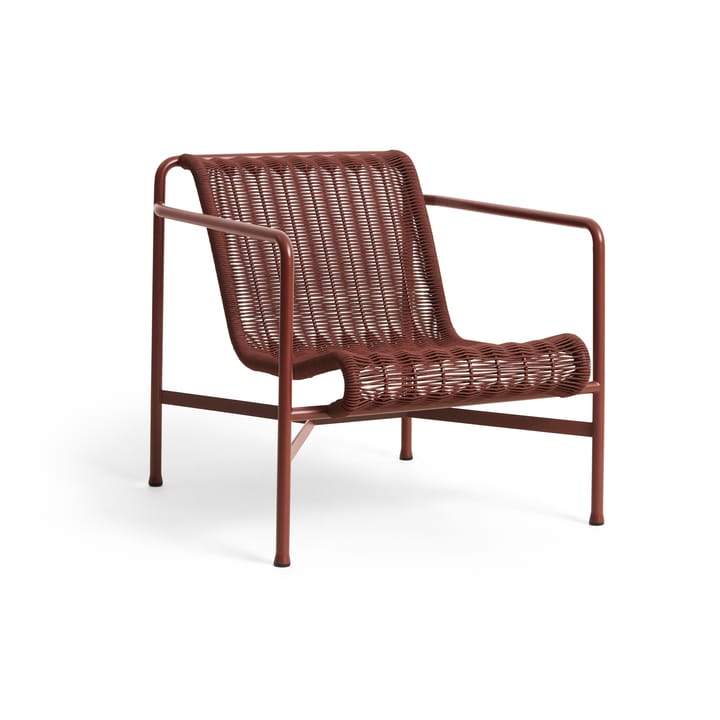 Palissade Cord Low lepotuoli - Iron red - HAY