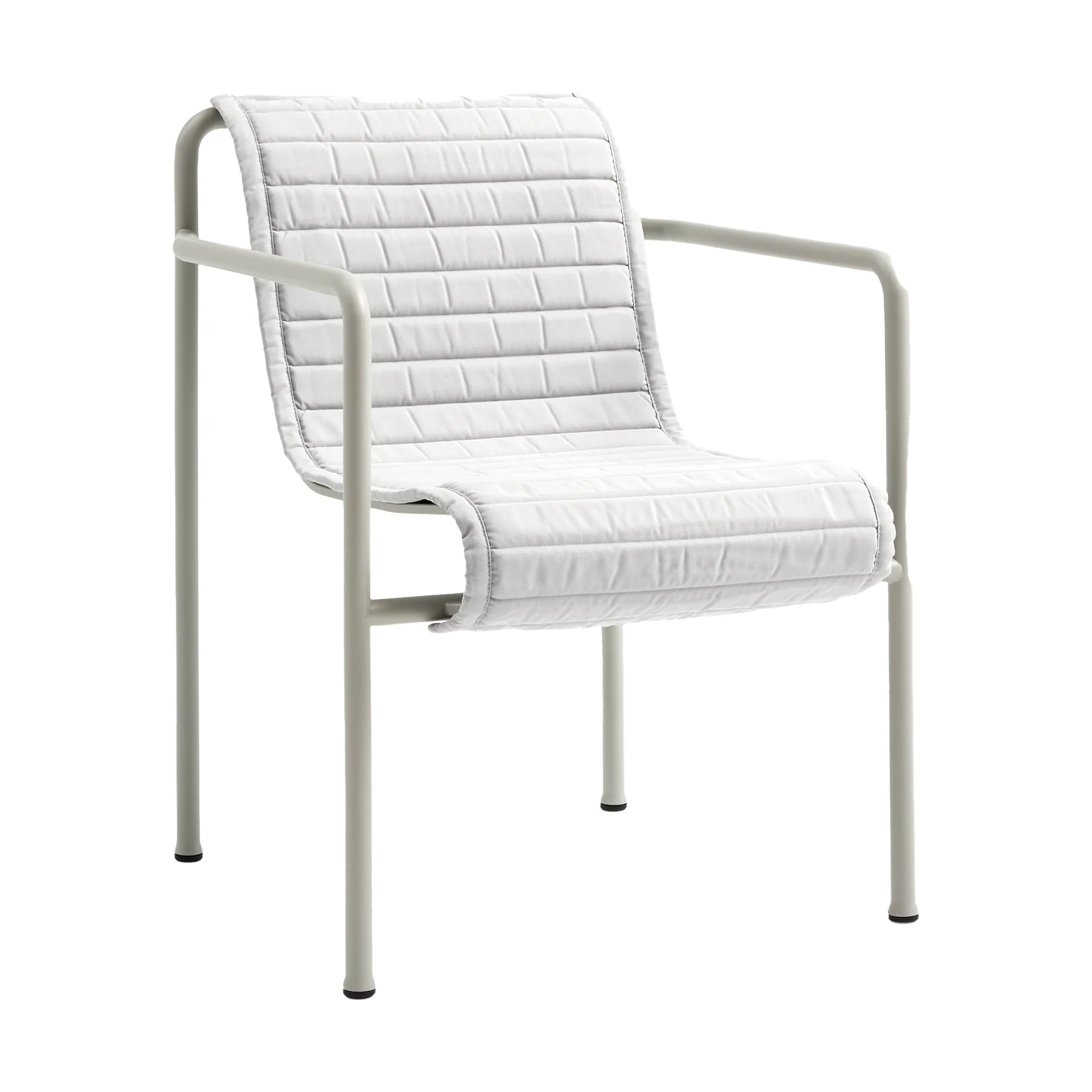 Palissade Dining Quilted käsinojatuolin istuintyyny, Sky grey HAY