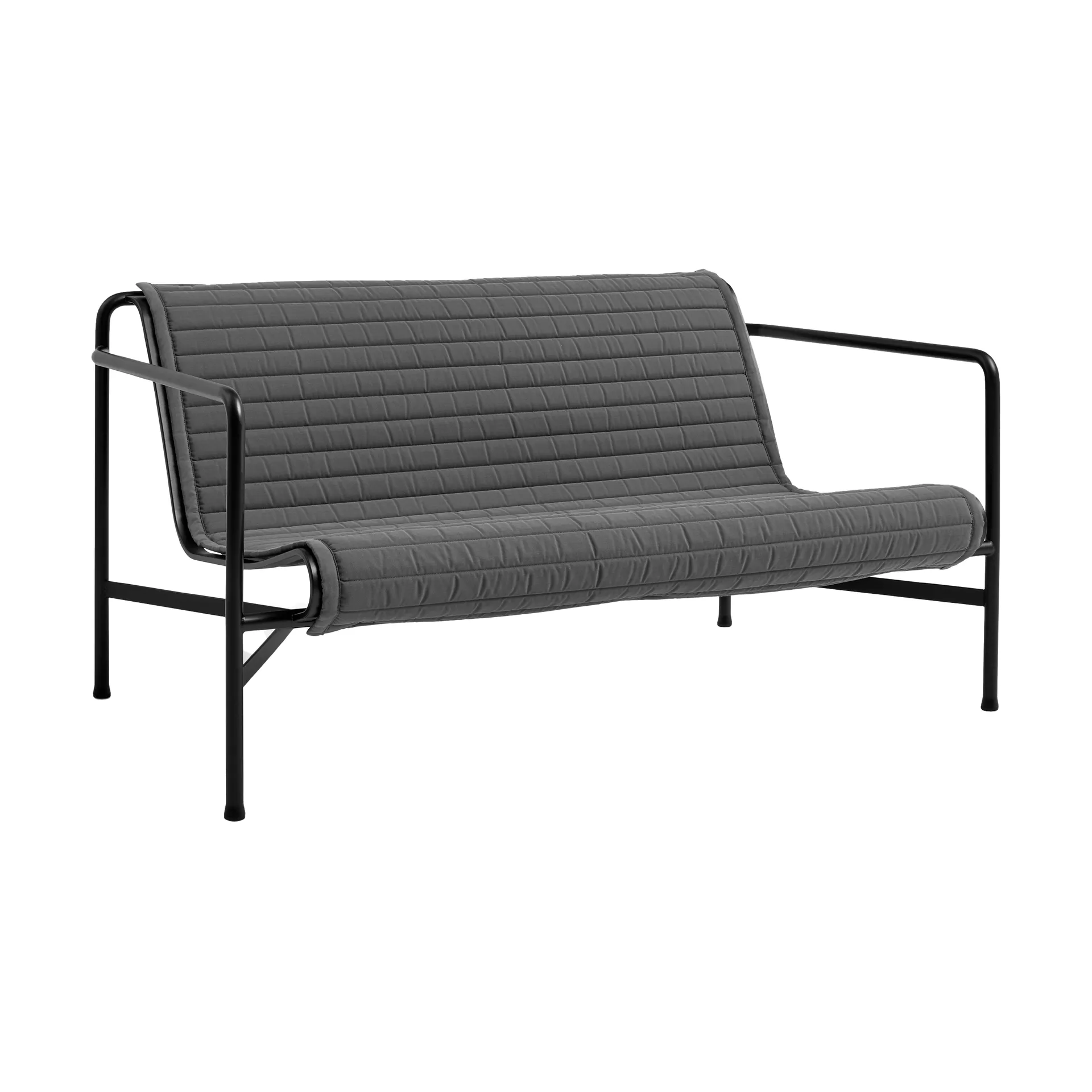 Palissade Lounge Quilted sohvatyyny, Anthracite, lounge-sohva HAY