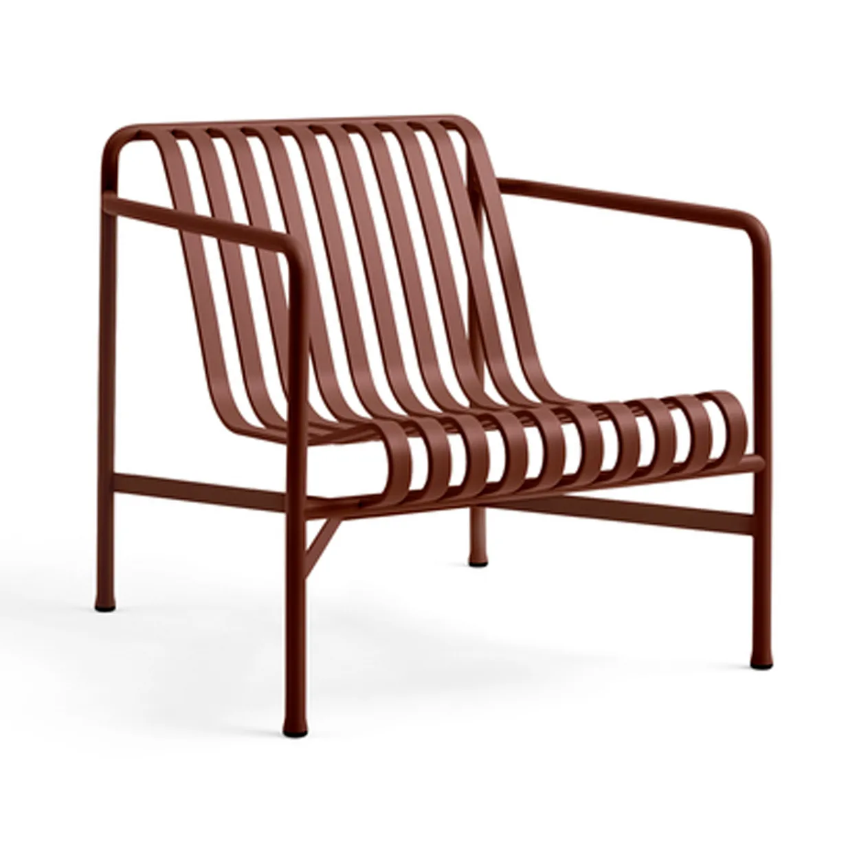 HAY Palissade Low lepotuoli Iron red