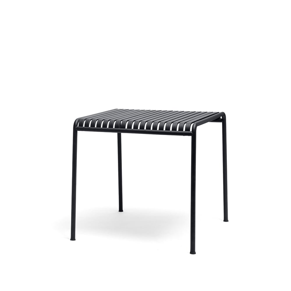 HAY Palissade pöytä 82,5x90 cm Anthracite | Skandinaavinen Sisustus | Puutarhapöydät | Musta