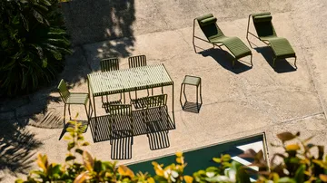 Palissade ruokailuryhmä 4 tuolia 170x90 cm - Olive - HAY