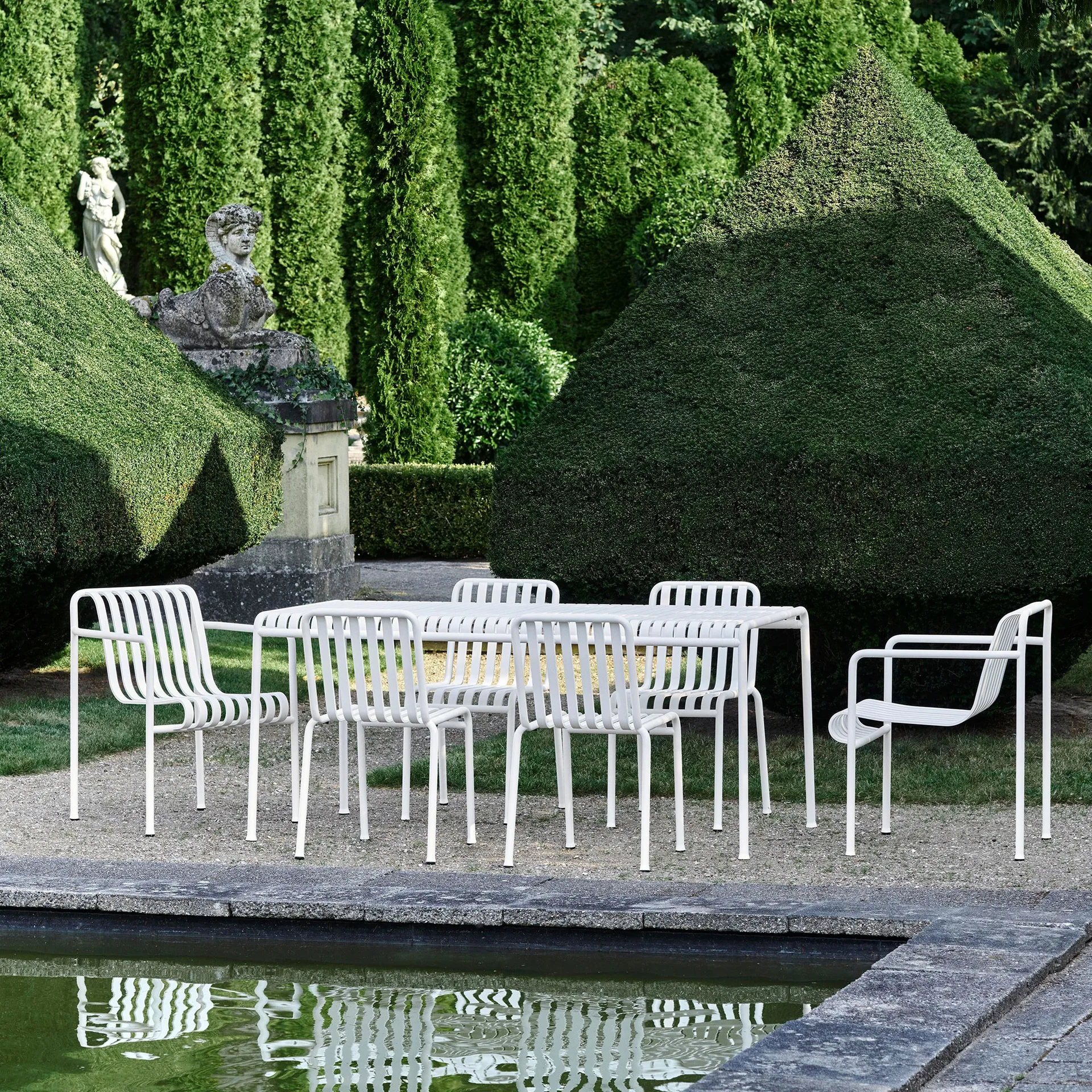 Palissade tuoli, Cream white HAY