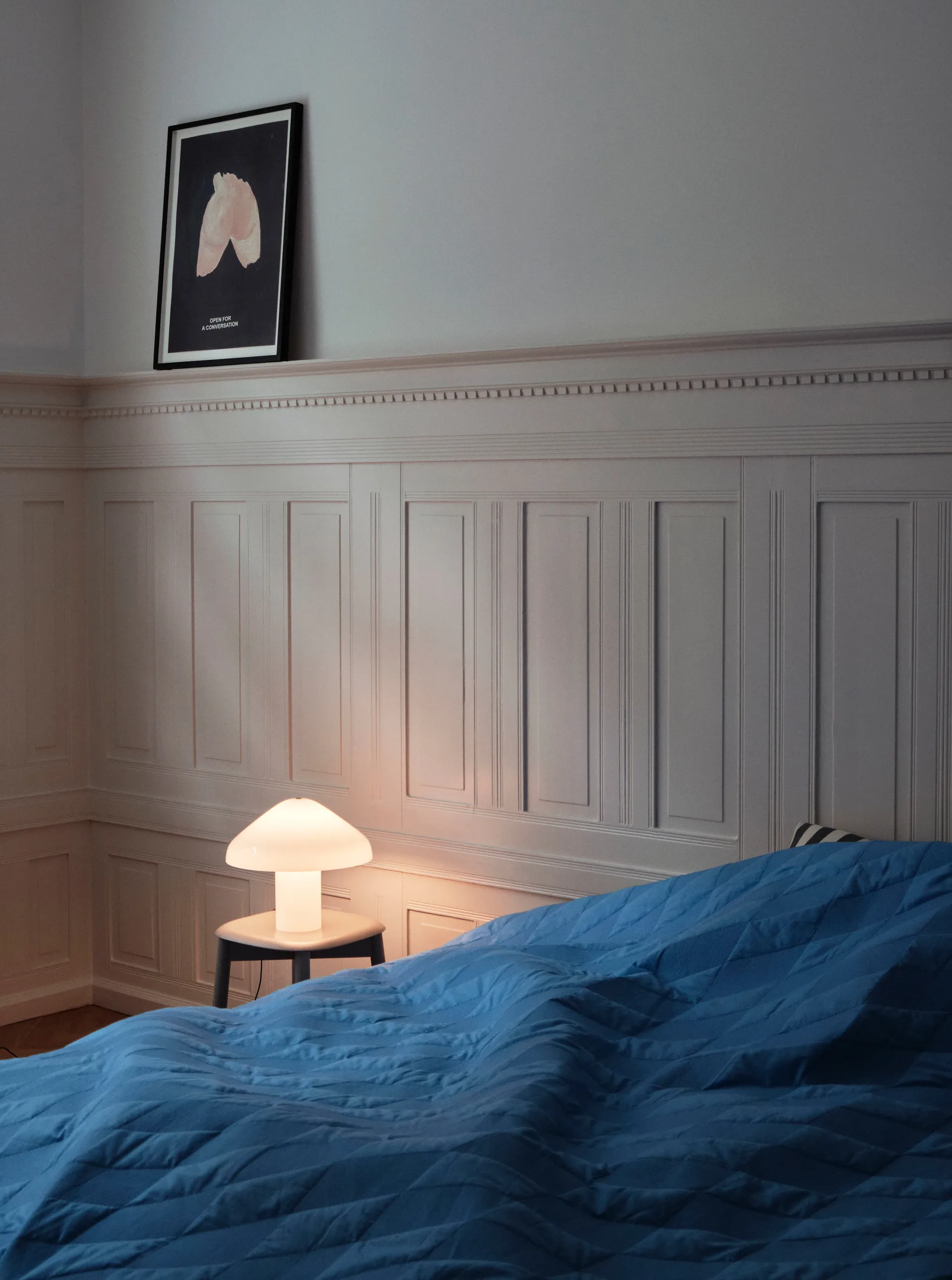 Pao lasis pöytävalaisin Ø35 cm, Valkoinen-Opaalilasi HAY