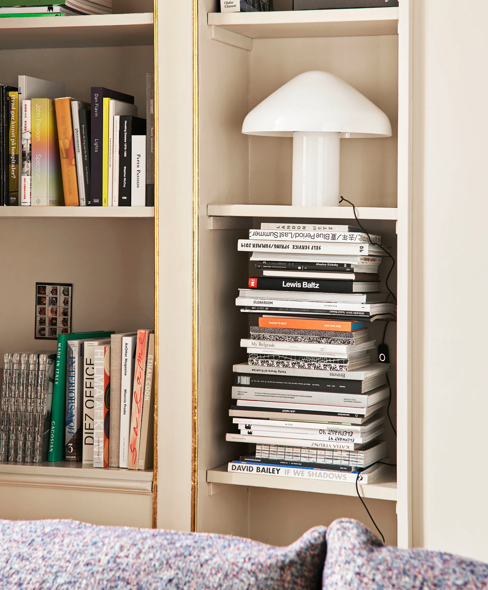 Pao lasis pöytävalaisin Ø35 cm, Valkoinen-Opaalilasi HAY