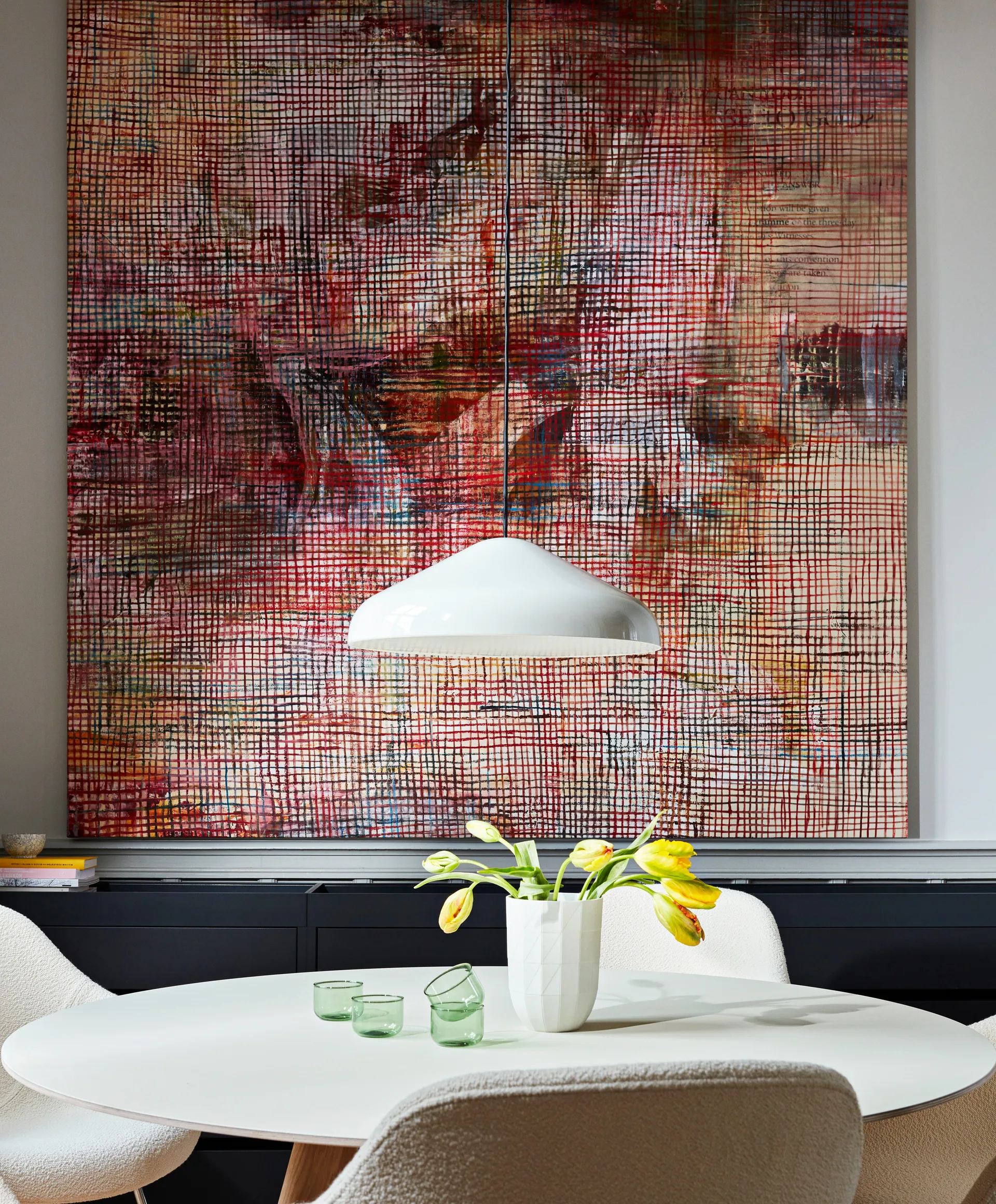 Pao Steel riippuvalaisin Ø47 cm, Cream white HAY