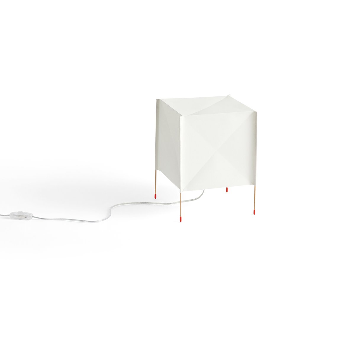 HAY Paper Cube pöytävalaisin Valkoinen