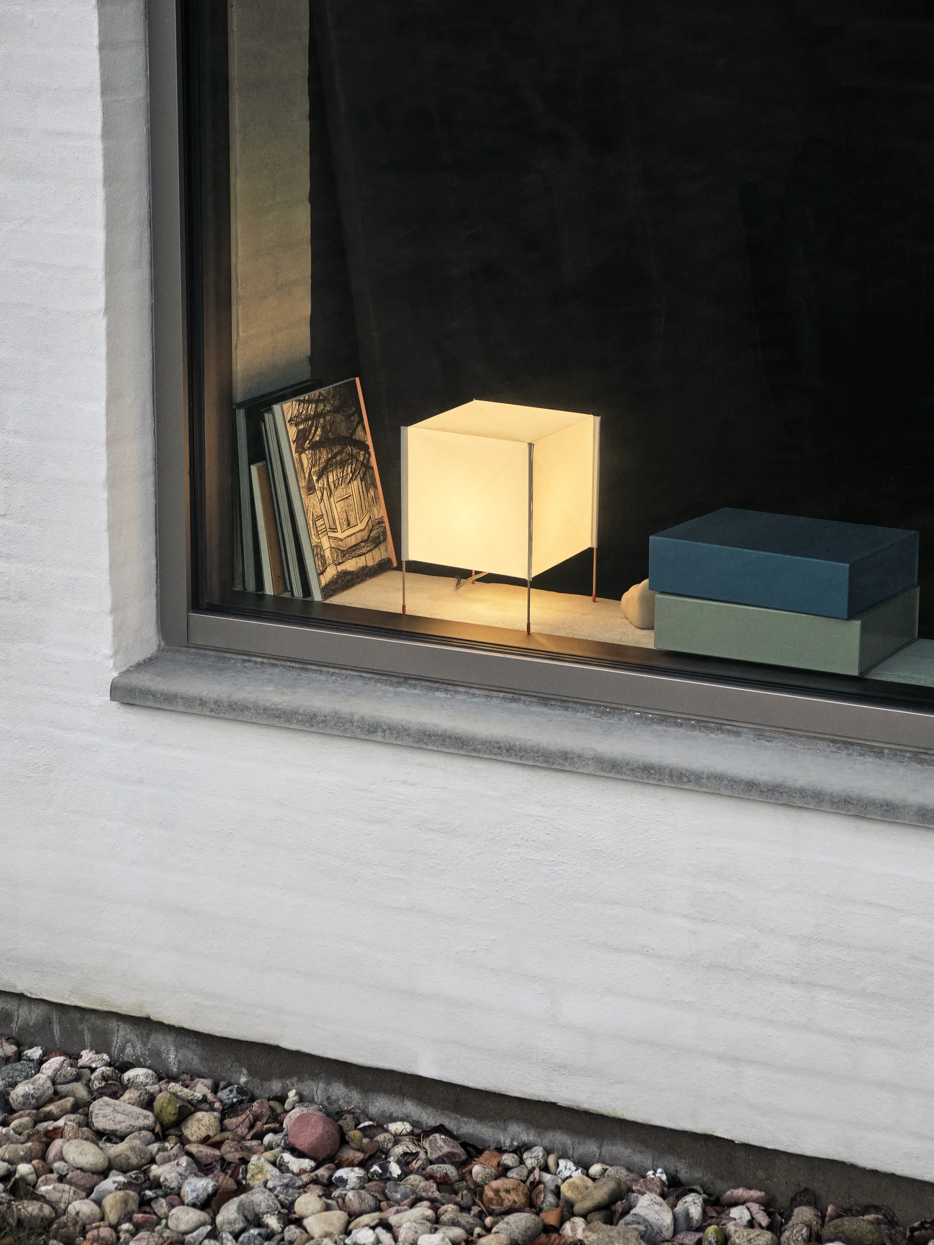 Paper Cube pöytävalaisin, Valkoinen HAY