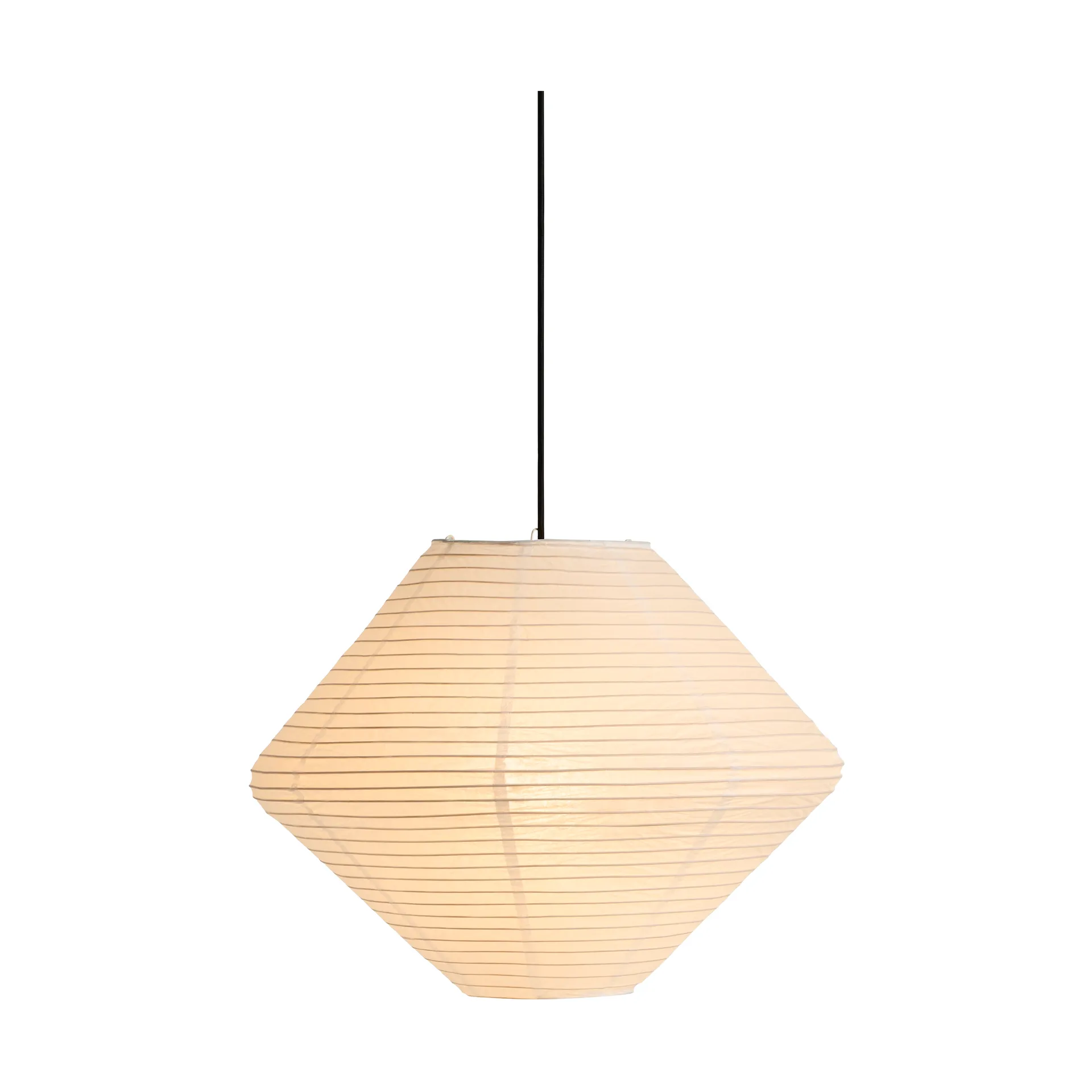 Paper Shade Diamond lampunvarjostin, Classic white, Ø50 cm HAY