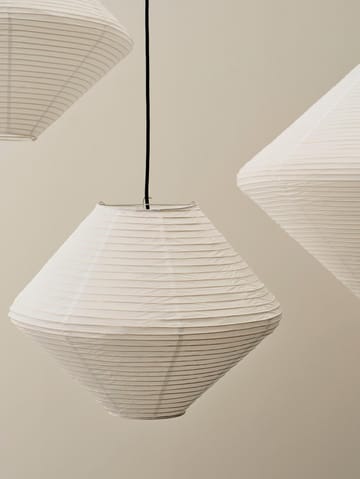 Paper Shade Diamond lampunvarjostin - Classic white, Ø50 cm - HAY