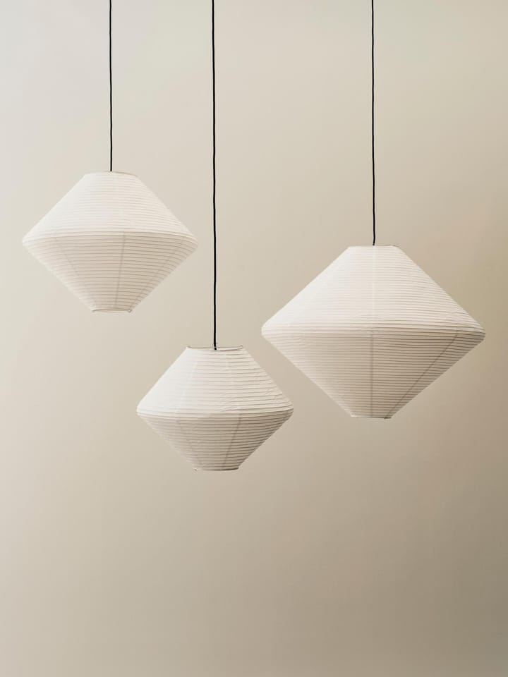 Paper Shade Diamond lampunvarjostin, Classic white, Ø60 cm HAY