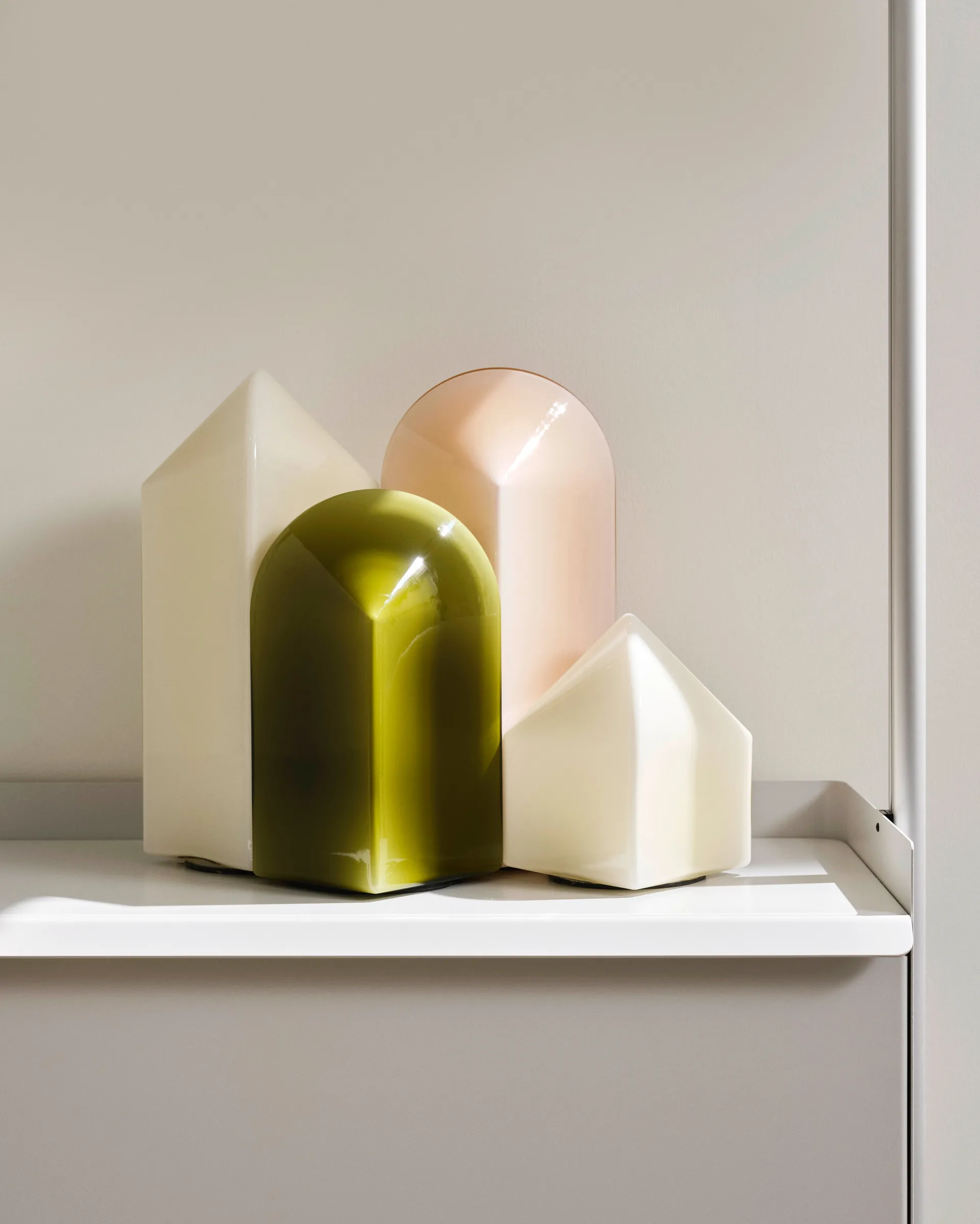 Parade pöytävalaisin 32 cm, Blush pink HAY