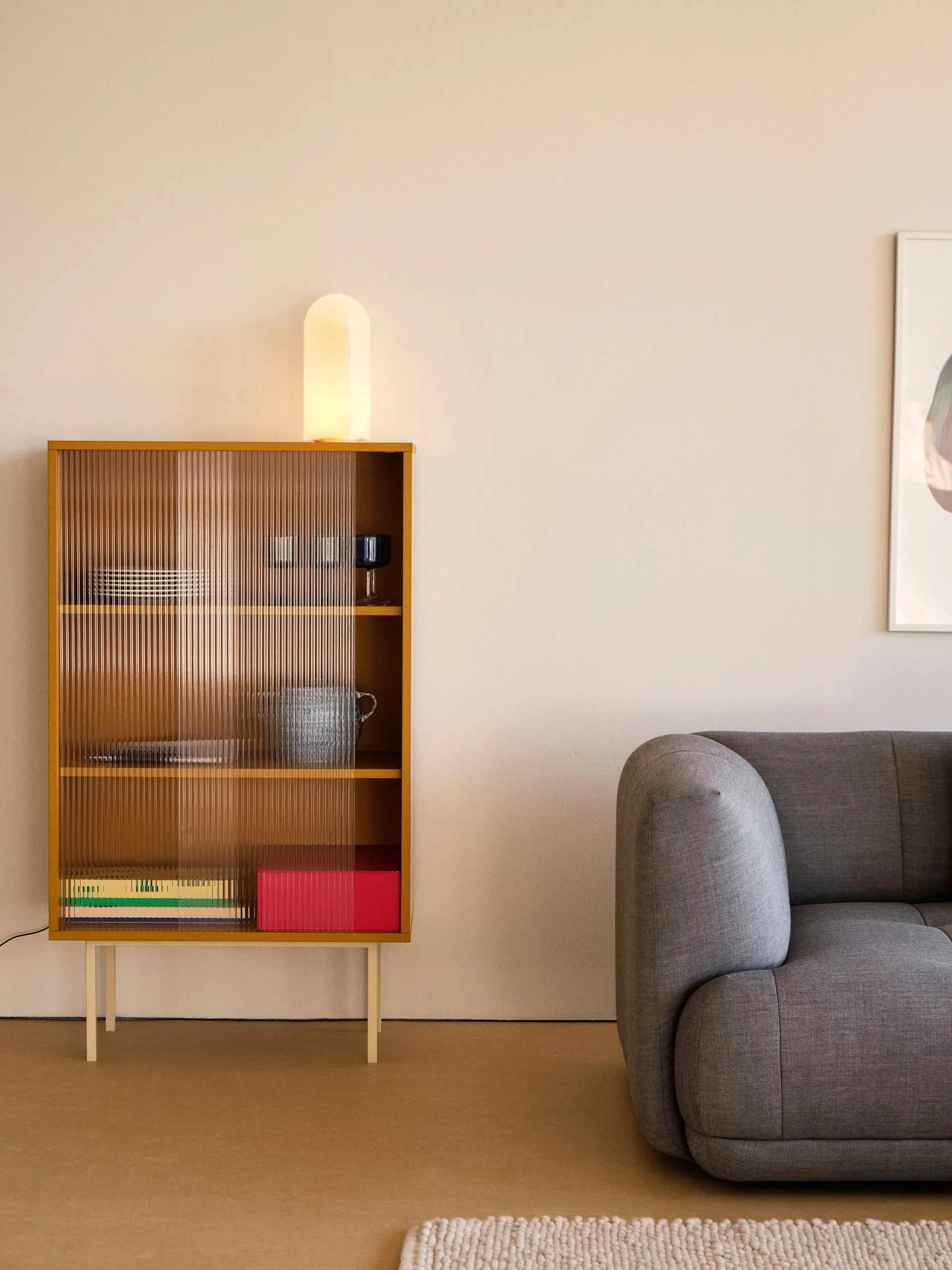 Parade pöytävalaisin 32 cm, Shell white HAY