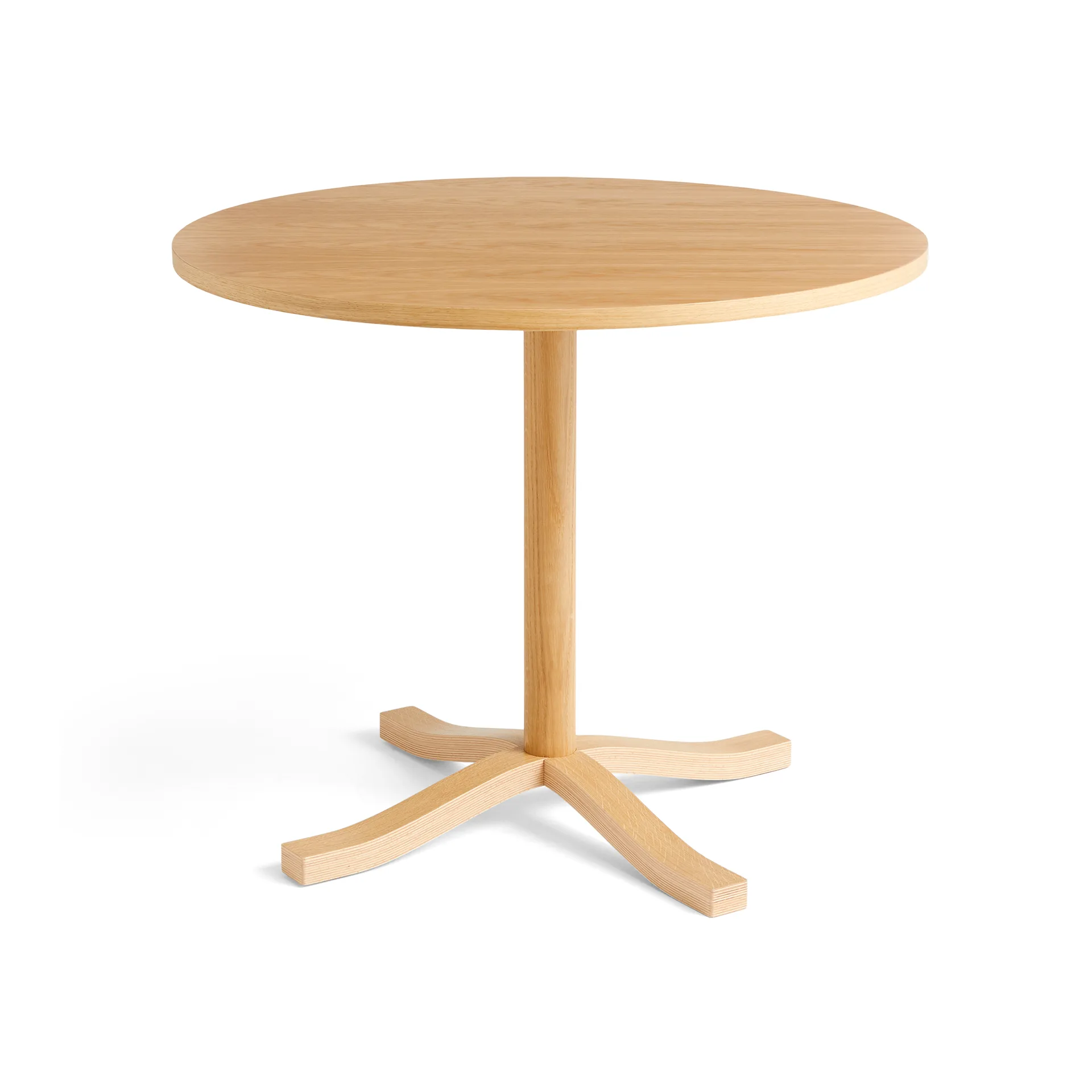 Pastis Table ruokapöytä Ø90, Lacquered oak HAY