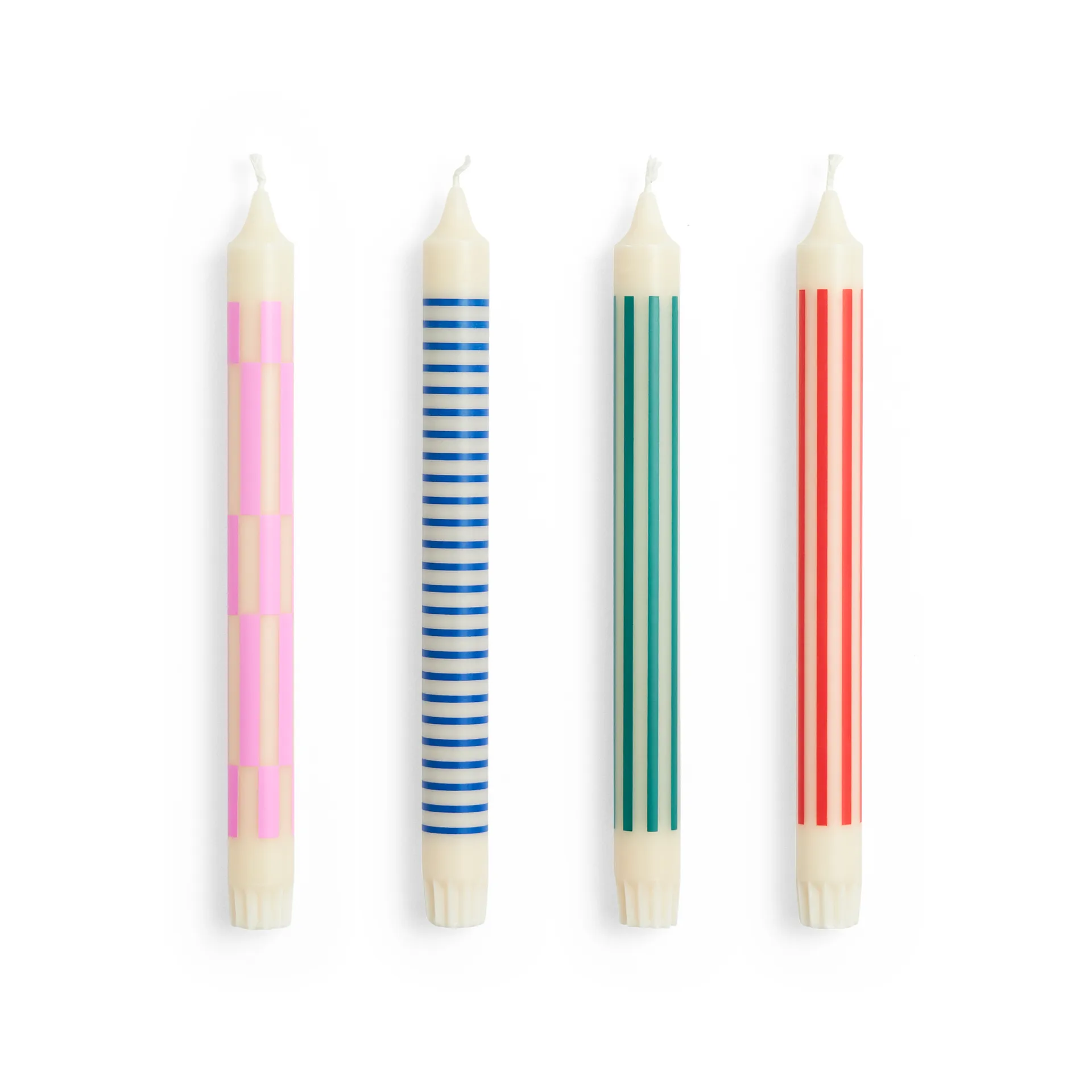 Pattern kynttilä mix 4-pack, Crisp mix HAY