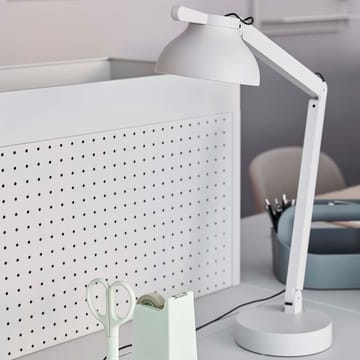 PC Double arm -pöytävalaisin - Soft black, lampunjalalla - HAY