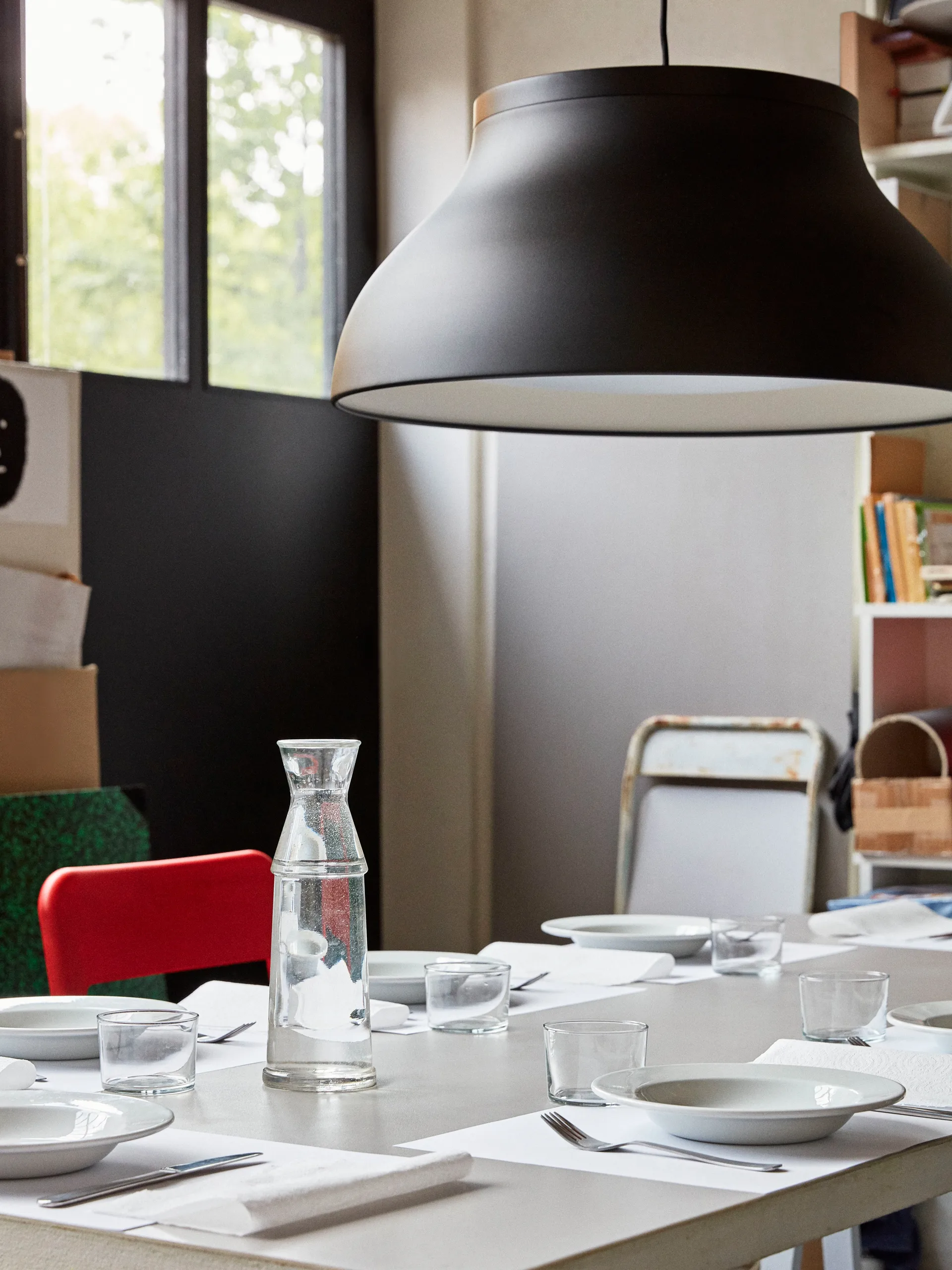 PC pendant riippuvalaisin L Ø60 cm, Soft black HAY