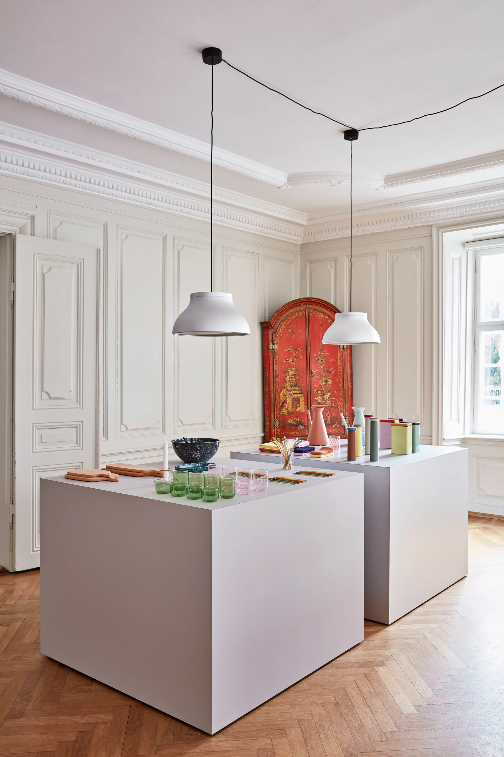 PC pendant riippuvalaisin M Ø40 cm, Aluminium HAY