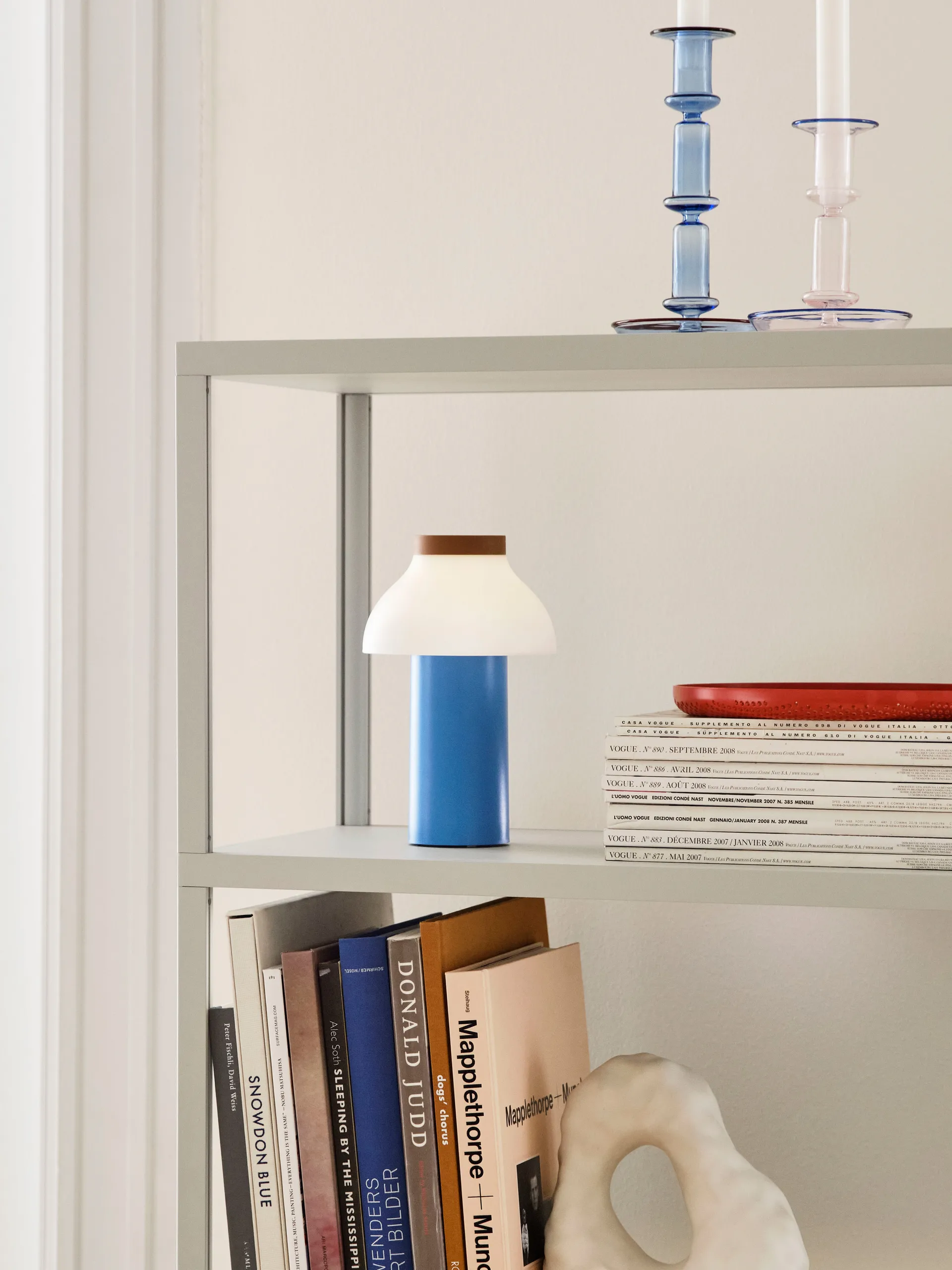 PC Portable pöytävalaisin, Sky blue HAY