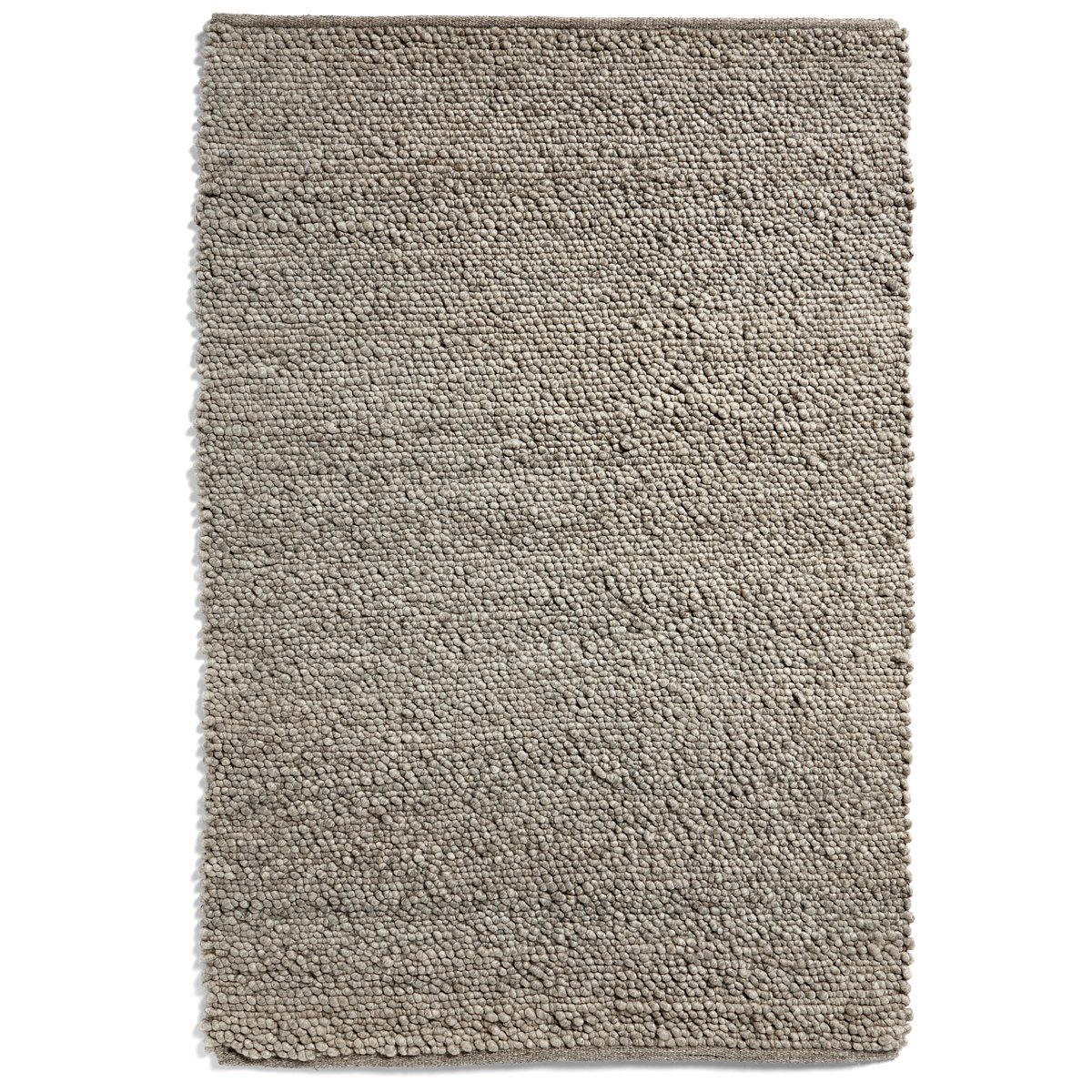HAY Peas Random -villamatto 140x200 cm Medium grey | Skandinaavinen Sisustus | Villamatot | Harmaa