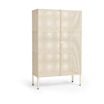Perforated Cabinet kaappi large - Eggshell - HAY