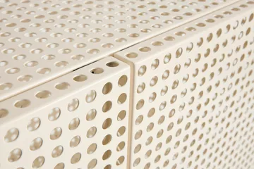 Perforated Cabinet kaappi large - Eggshell - HAY