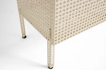 Perforated Cabinet kaappi large - Eggshell - HAY