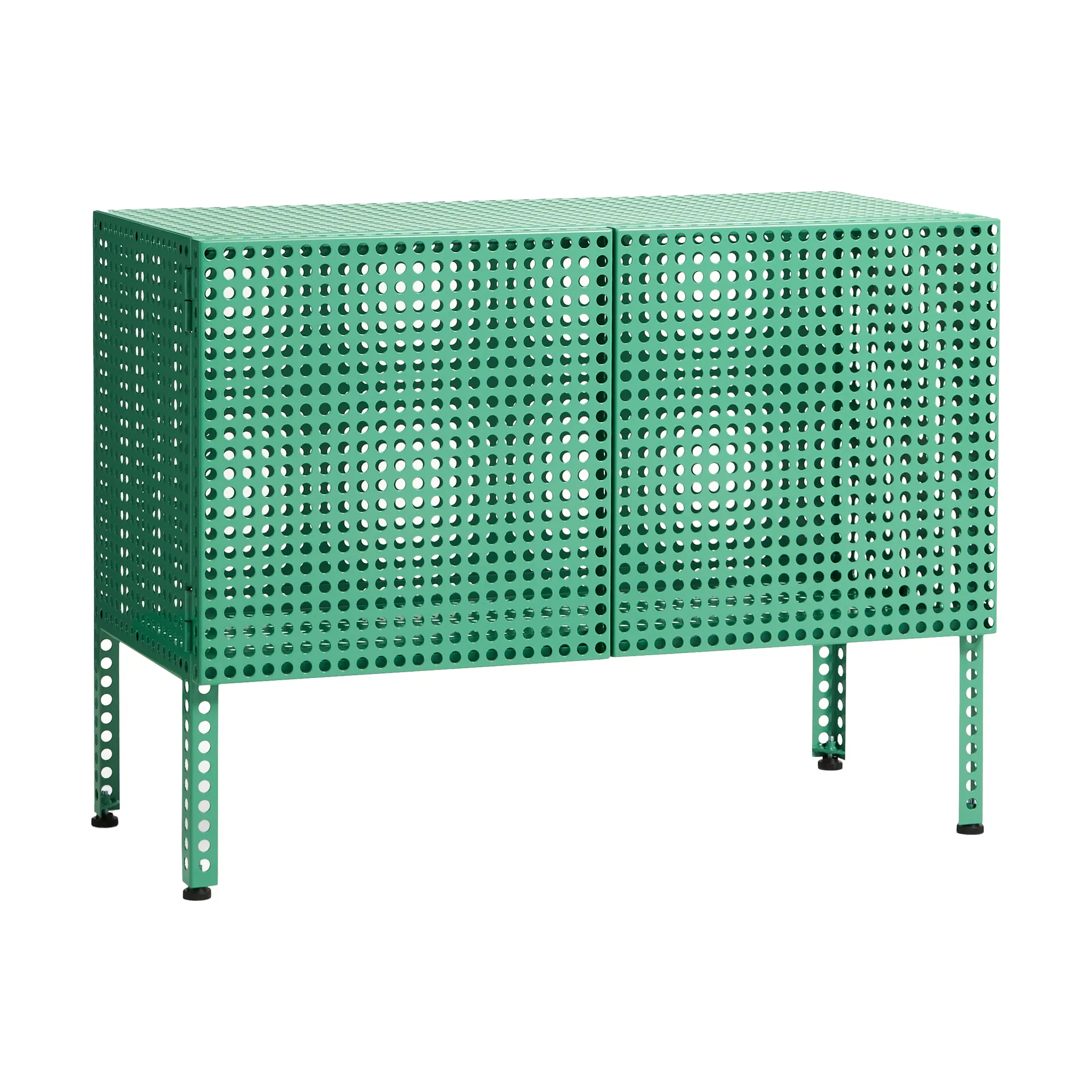 Perforated Cabinet kaappi small, Soft jade HAY