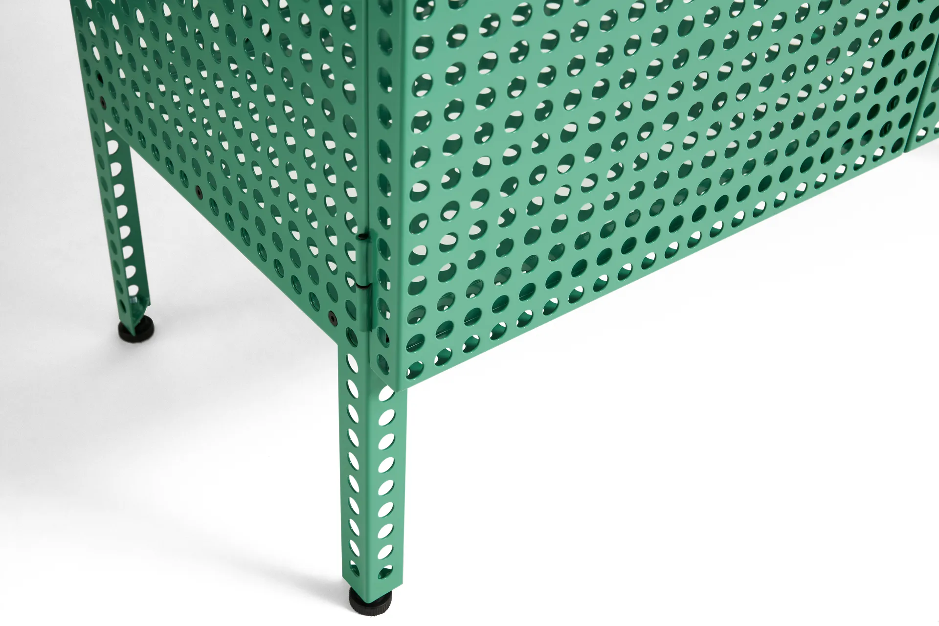 Perforated Cabinet kaappi small, Soft jade HAY