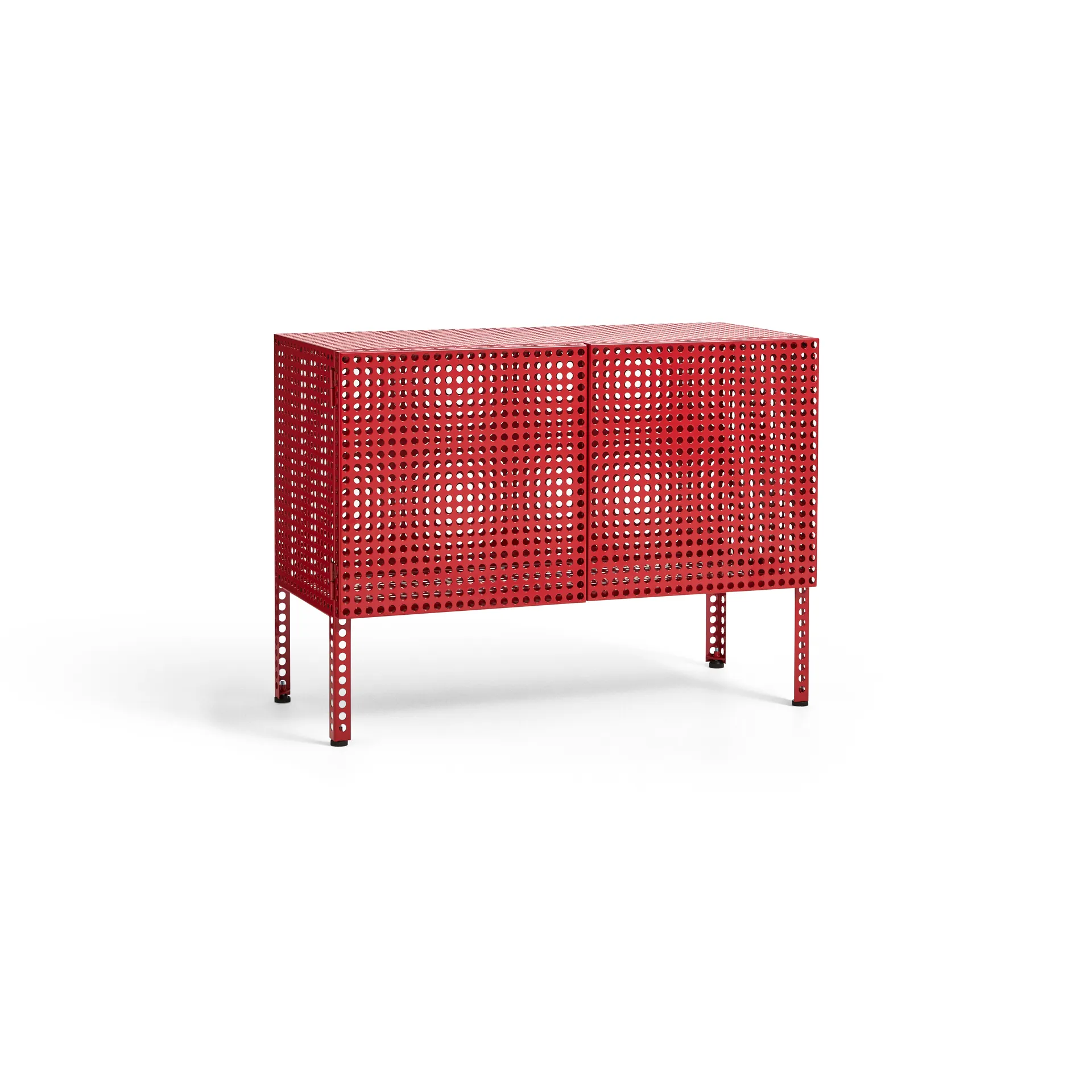 Perforated Cabinet kaappi small, Viininpunainen HAY