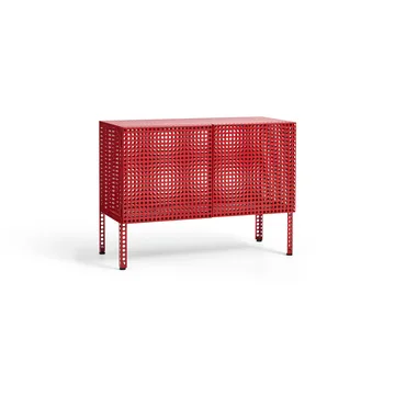 Perforated Cabinet kaappi small - Viininpunainen - HAY