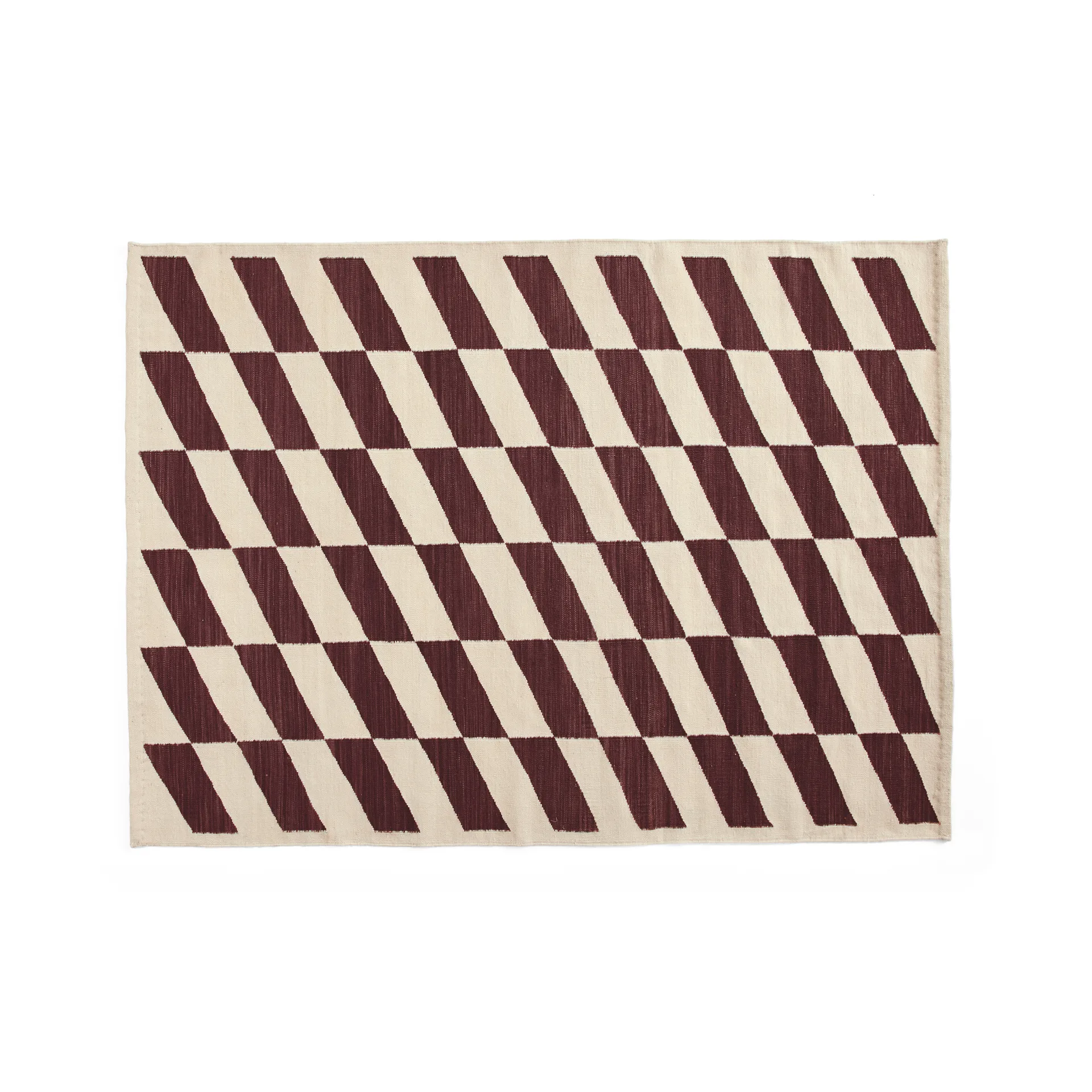 Shift Kelim matto 140x200 cm, Burgundy HAY