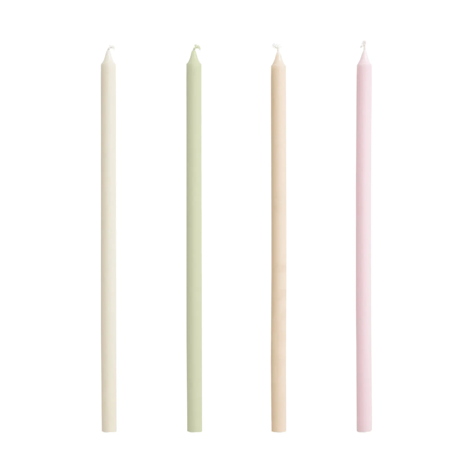 Slim kynttilä, 4-pack, Pastellit HAY