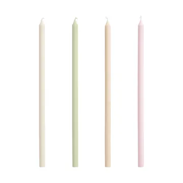 Slim kynttilä, 4-pack - Pastellit - HAY