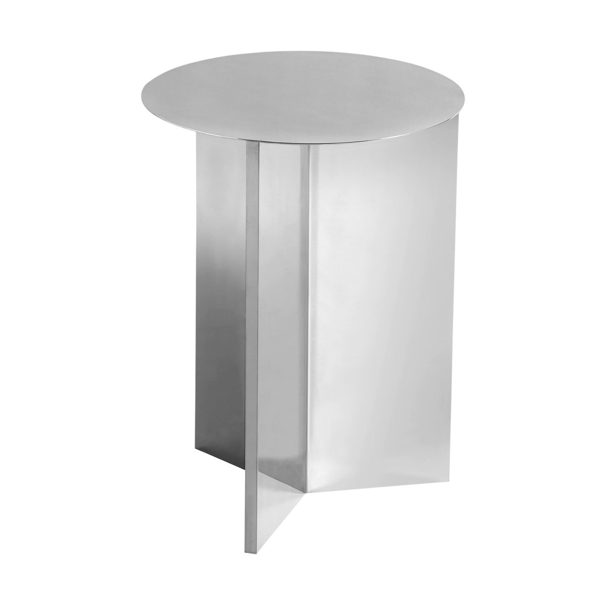 HAY Slit high sivupöytä 35 cm Mirror polished steel
