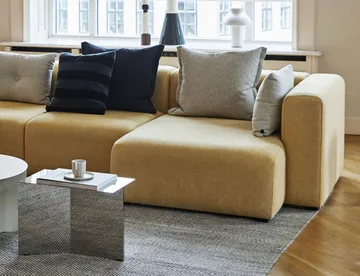 Slit Oblong sivupöytä 27,5x49 cm - Mirror polished steel - HAY