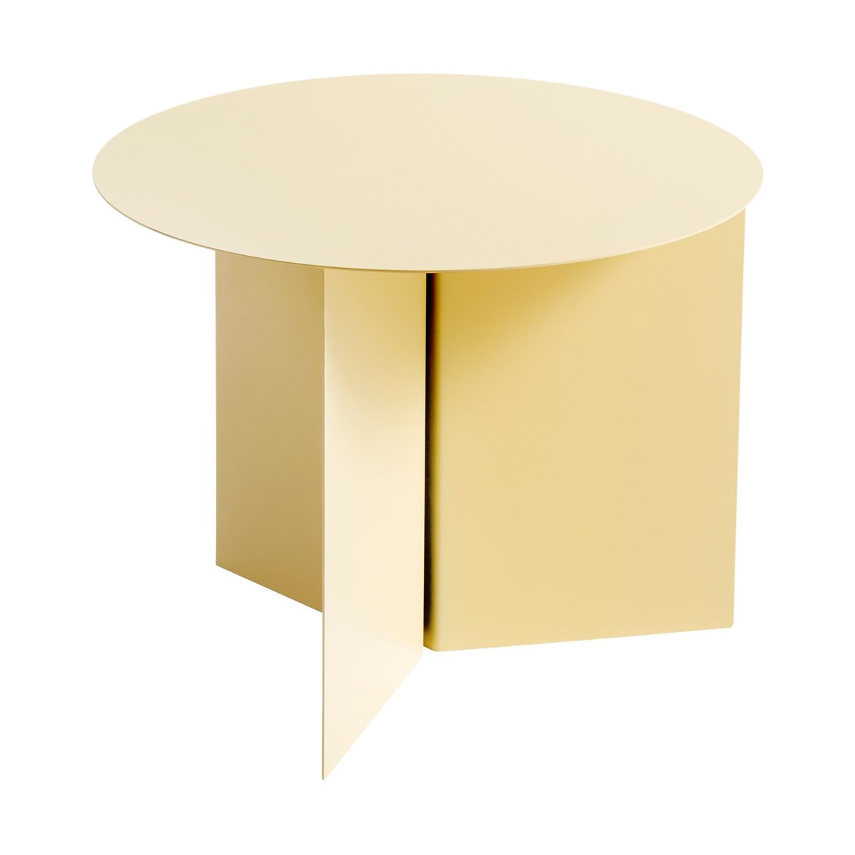 HAY Slit sohvapöytä 45 cm Light yellow | Skandinaavinen Sisustus | Sohvapöydät | Keltainen