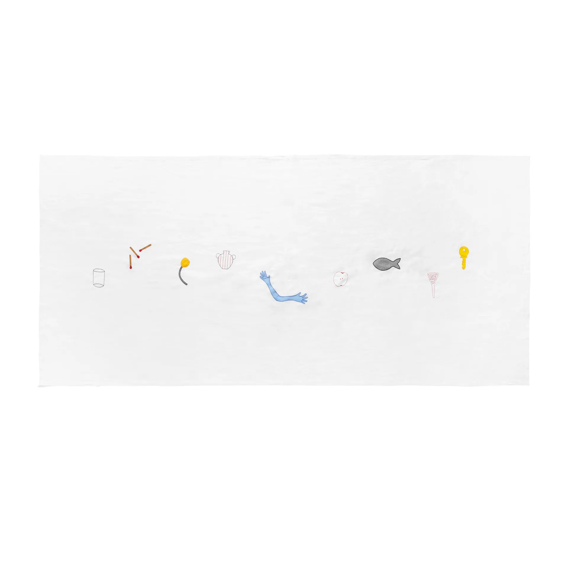 Sobremesa pöytäliina 140x300 cm, White HAY