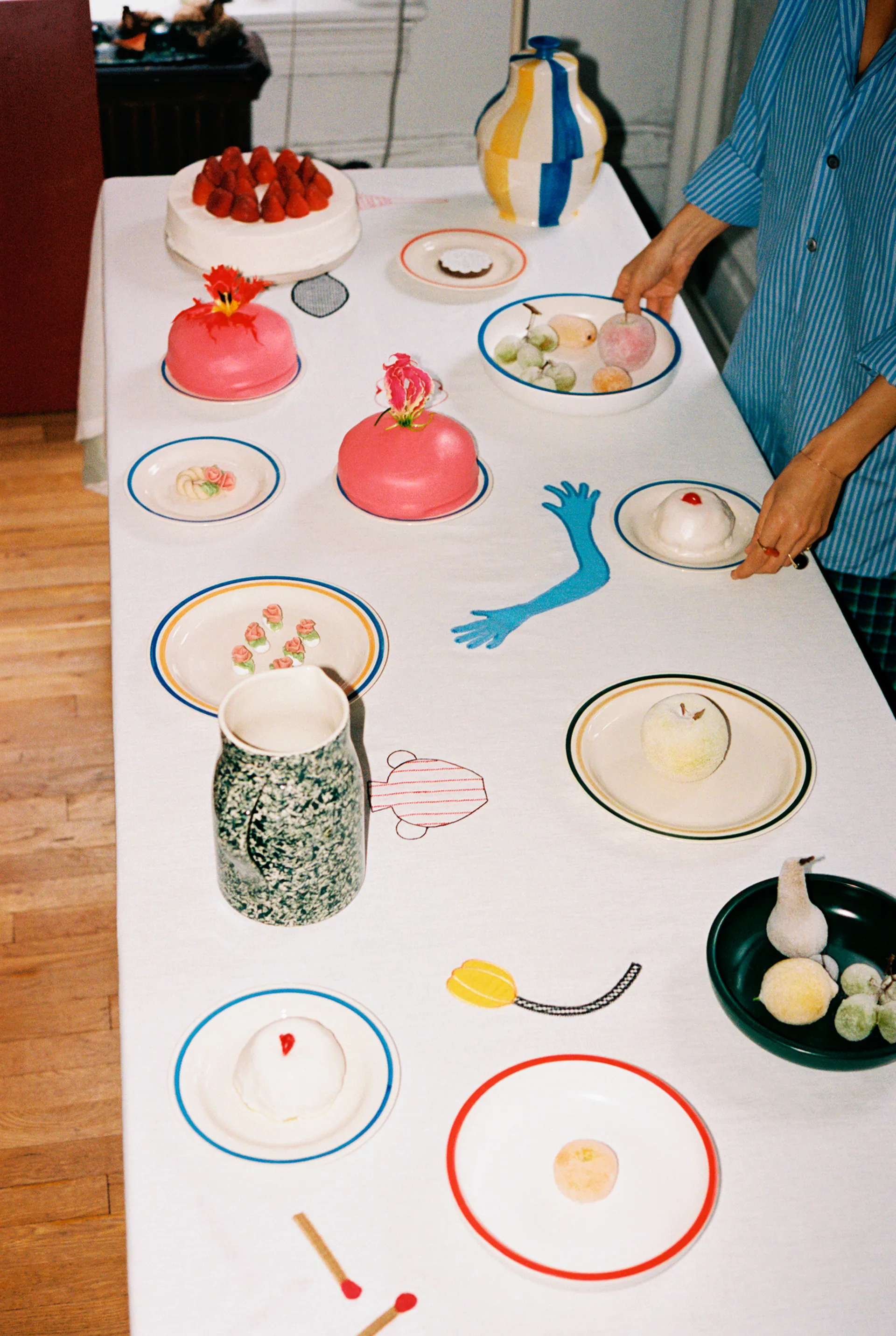 Sobremesa pöytäliina 140x300 cm, White HAY