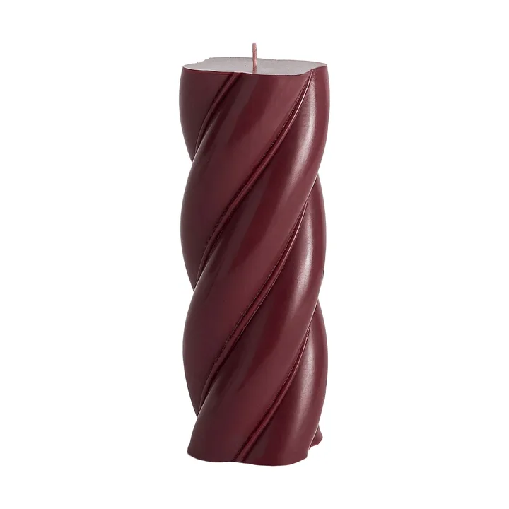 Soft Serve Candle pöytäkynttilä - Bordeaux, Ø7,8×19,5 cm - HAY