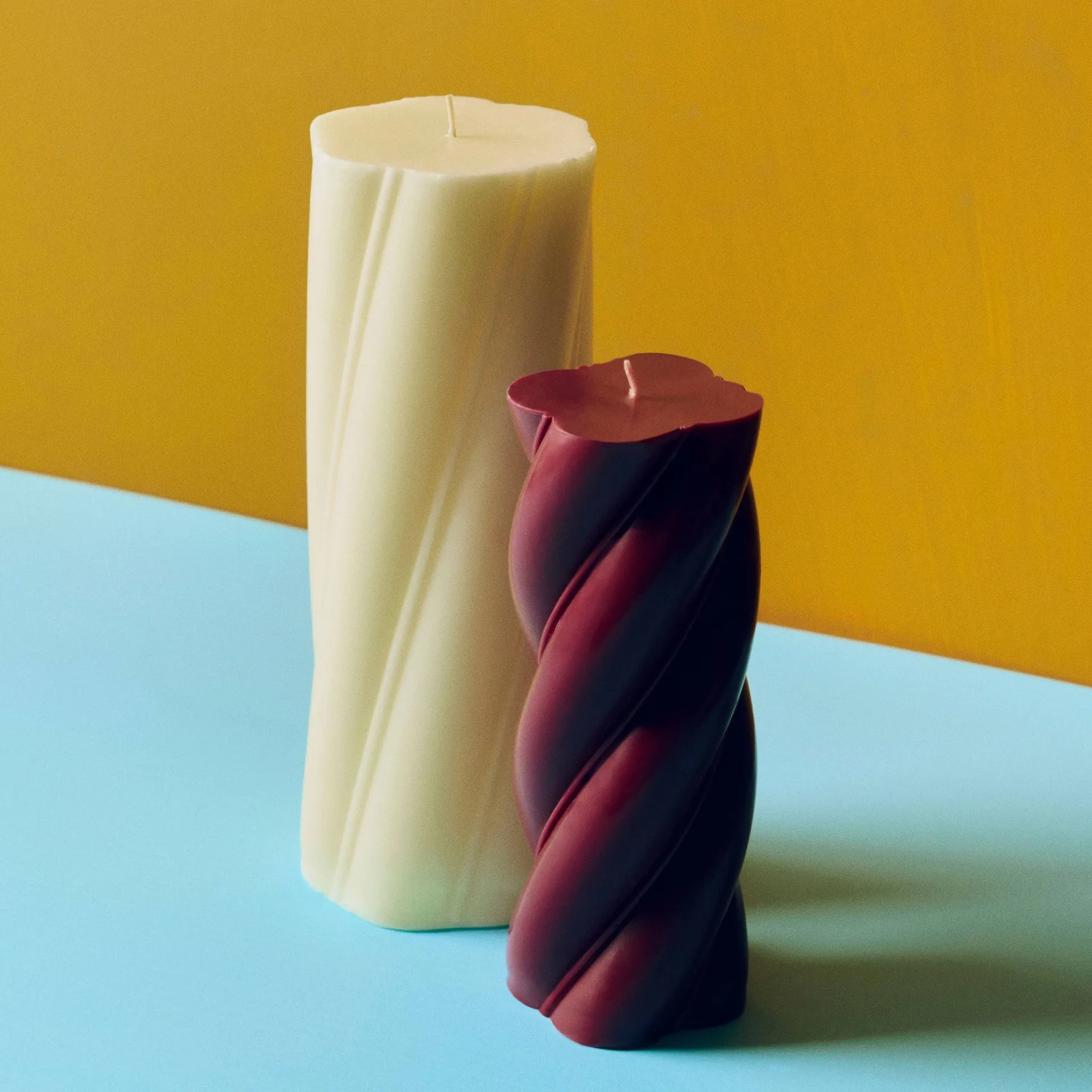 Soft Serve Candle pöytäkynttilä, Ivory, Ø9,5×24,5 cm HAY