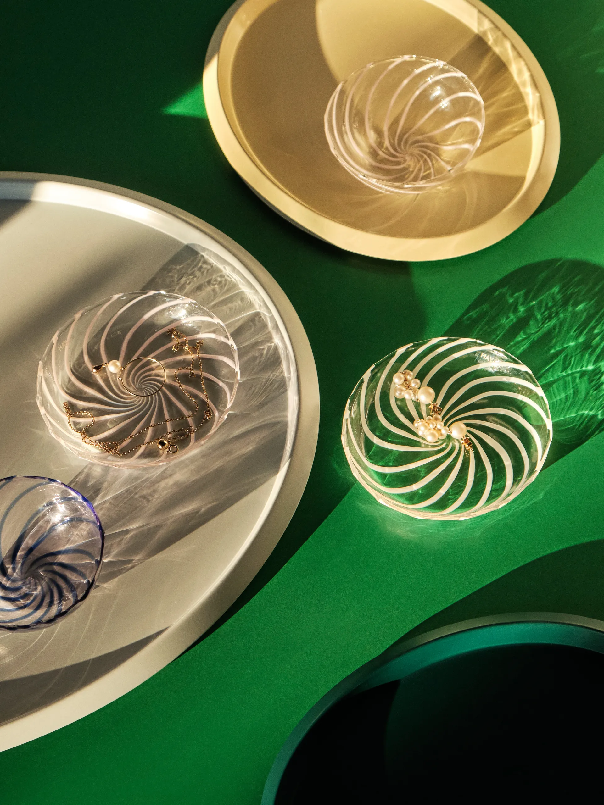 Spin lautanen Ø11 cm 2-pack, Kirkas-valkoinen viiva HAY