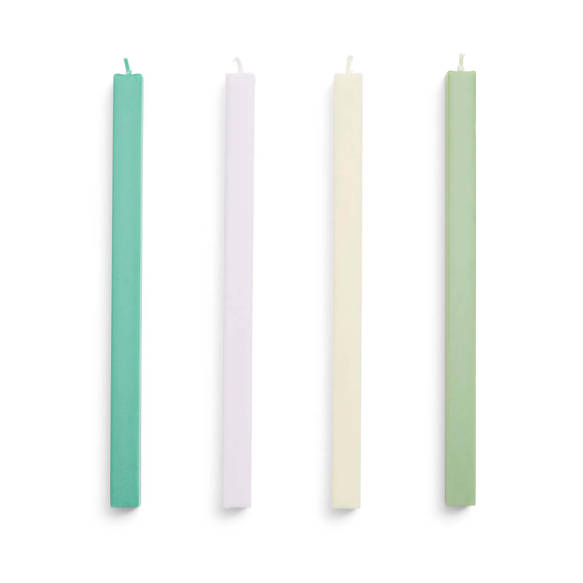 Square Candle kynttilä mix 4-pack, Pastel HAY