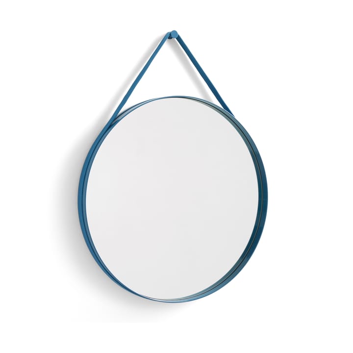 Strap Mirror -peili Ø 70 cm - Blue - HAY
