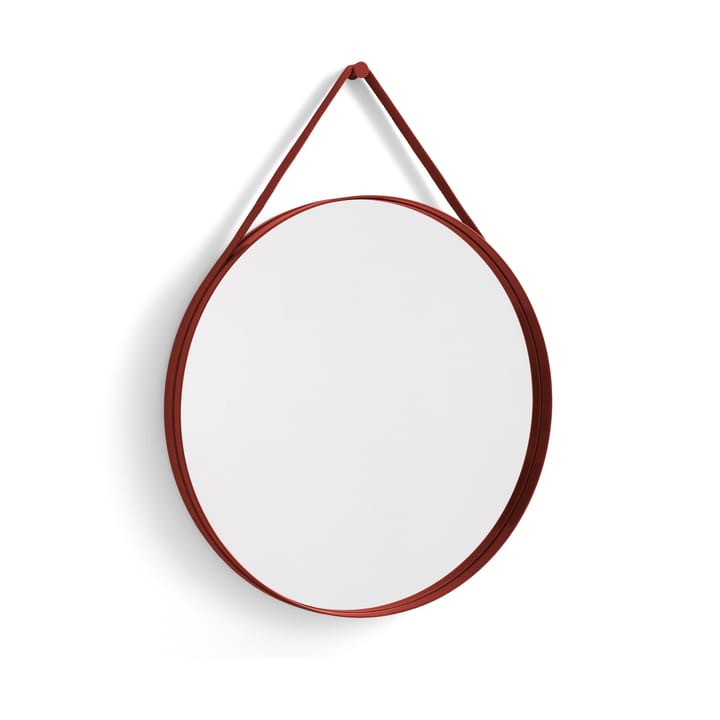 Strap Mirror -peili Ø 70 cm - Red - HAY